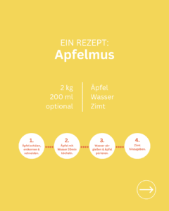 Spielkiste-Schlins-Apfelmus